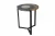 Import Spitiko Homes Accent Table With polished Iron and Marble top 15x15x18 Inch from Australia