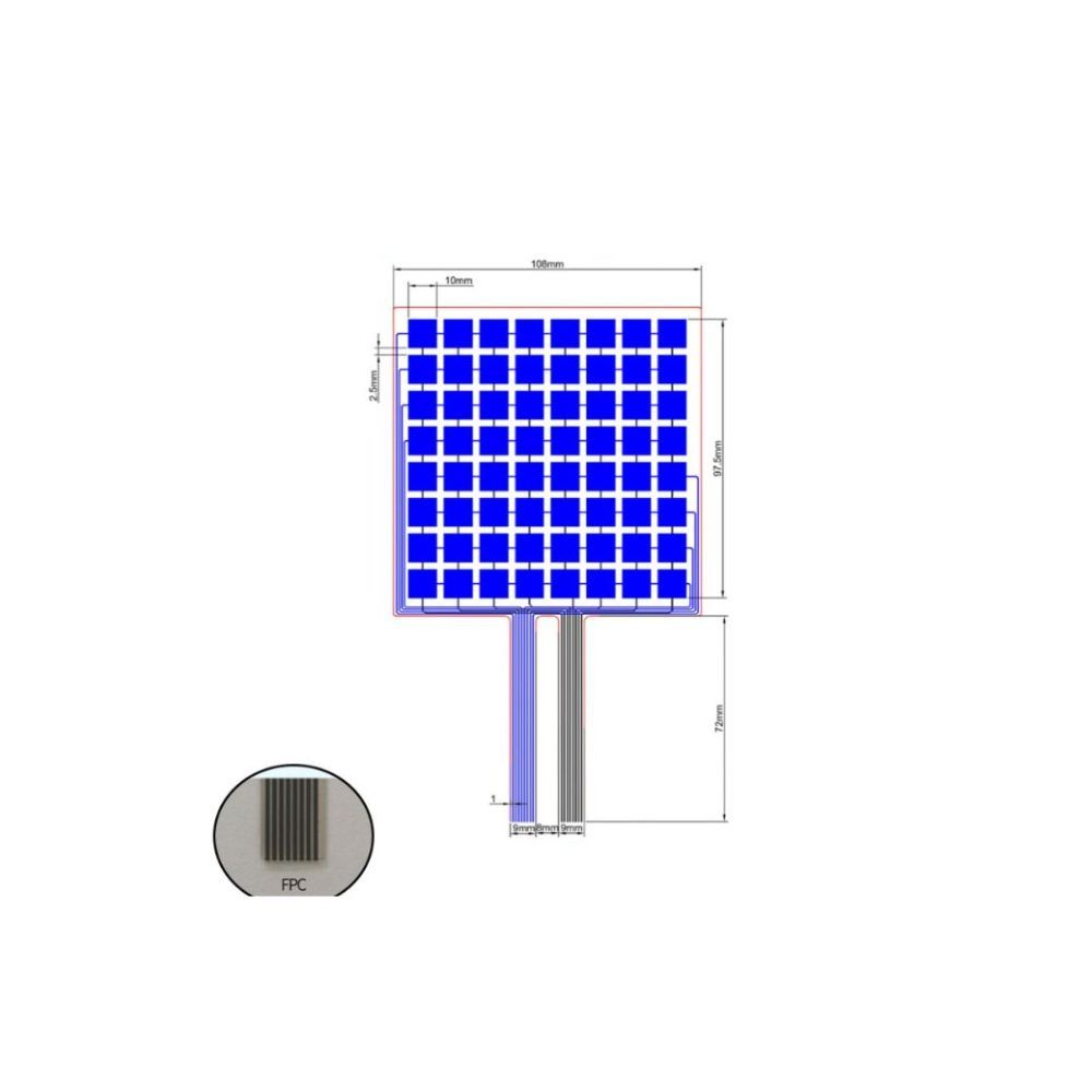 Fsr Array Buy Distribution Detection Array Fsr Thin Film Pressure Sensor ...