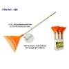#1 with wooden handle garden cleaning 22 teeth PP rake