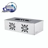 10% discount factory directly sell 201 Stainless Steel Washroom Wet Toilet Paper Towel Dispenser with flower