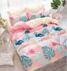 100% Cotton Duvet Cover, Children Comforter with pillows, flat&amp;fitted sheet or bed skirt, Printed Twin Size for kids bedding set