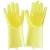 Import 100% Food Grade Shenzhen Silicone Rubber Heat Resistant Brush Magic Scrubber Washing Cleaning Dishwashing Gloves With Scrubbers from China