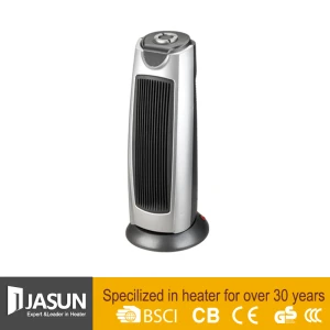 1000W/2000W portable mini ptc ceramic heater tower fan