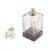Import 100ml rectangle luxury empty thick bottom colorful glass perfume bottle sprayer with hot stamping from China