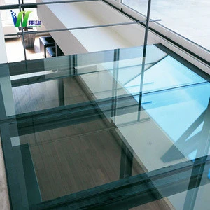 10+1.52+10mm tempered laminated glass floor, 20mm laminated glass