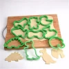 108 pcs Plastic Cookie Cutters set, cartoon cookie cutter tools with Digital animal fruit vegetable alphabet shape