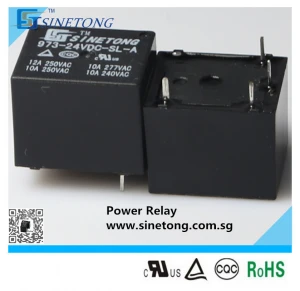 10A small relay childrens car relay 24V PCB type normal open power relay