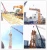 Import 10t 12t Luffing Jib Tower Crane Used building floating Cranes For Sale in Dubai from China