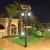 10W 2.8M Double Arm Outdoor Landscape Pathway Patio Garden Led Solar Street Light With Pole