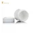 Import 1/2oz 15g milk white PP material facial cream plastic  jars double wall luxury eye cream cosmetic jars from China