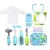 Import 12pcs fun educational kids medical kit toys with sounds and light,3-6 years old doctor dress up costume set from China