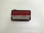 12V 20LEDs Universal red white LED Combination Lights, Driver Passenger FOR TRUCK BUS FORKLIFT CAR