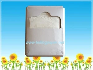 1/4 Fold wood pulp toilet seat cover paper