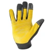 14 Inch Cotton Lined High A Grade High Quality Cow Split Leather Safety Working Gloves Welding