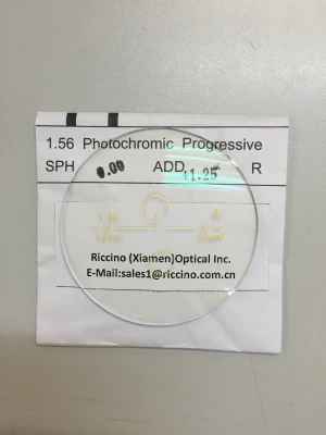 1.56 Finished  HMC Ophthalmic Freeform Photochromic Progressive Lenses