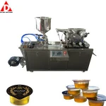 15ml,16ml,20gml,25ml,30ml PVC Aluminum Foil Olive oil Margarine Cheese Water Blister Packing Filing Sealing Machine