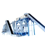 1.5t/h Hard Wood Pellet Machine /Wood Pellet Mill for Pine Rice Husk Cocoa Shell