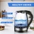 Import 1.7L Electric Kettle with Handle 220V Kitchen Hot Sale Water Kettle Custom Printed Hotel Modern Electric Kettle Pot from China