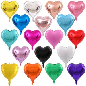 18 inch heart shape party decoration balloon foil balloons for wedding