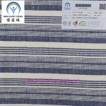 188gsm stripe 53% Linen 44% rayon 3% spandex fabric for garment