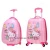 Import 18&quot; 19&quot; Cute Cartoon Suitcase Children Rolling Luggage bag Spinner kids travel backpack Trolley kid luggage with mute wheels from China