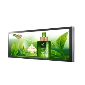 19.2 inch Long Bar LCD Monitor Metro LCD Merchandise LCD Bar Screen Advertising Machine Can Be Customized