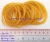 Import 1kg rubber band per poly bag Shinning YELLOW colour Rubber Bands Small Circle Strong Elastic Color Rubber Band Girls from Vietnam