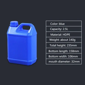 5L 10L 20L 25L 30L White Blue Clear Plastic Jerry Can, Chemical Liquid  Container - China Jerry Can, Plastic Jerry Can