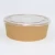 Import 1300ML Wholesale Custom Disposable Paper Salad Bowl Brown Kraft Paper Salad Bowl with Lid from China