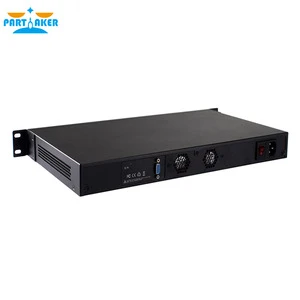1U rack mount D525 6 Ethernet Ports Pfsense Linux Firewall Pfsense Barebone 6 Lan Mikrotik Router