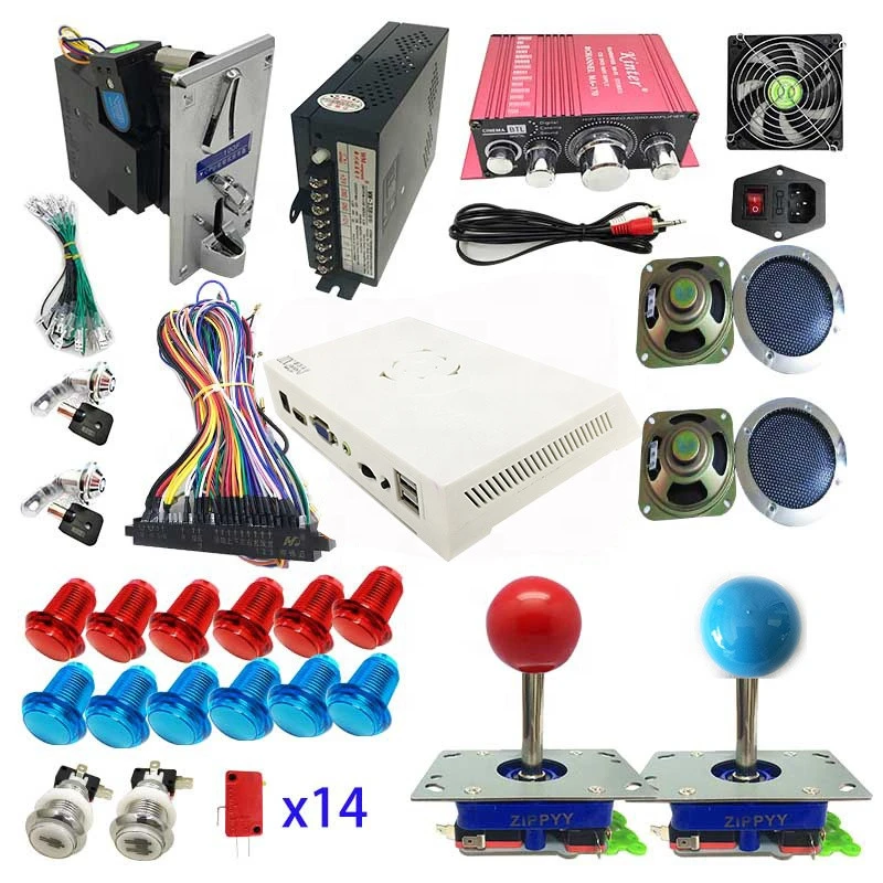 2 player jamma parts games diy coin operated hotest arcade gaming kit