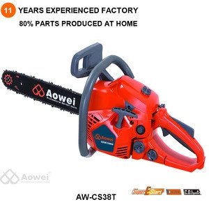 2 stroke cutting woods top garden tools 38cc gasoline chainsaw