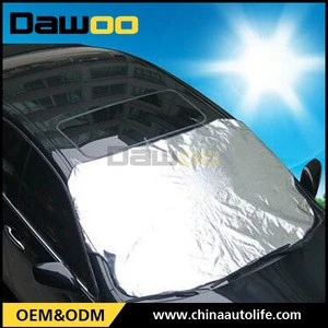 2017 High Quality Aluminum Foil Cheap UV proof Silver car front window sunshades
