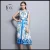 Import 2017 new women&#039;s dress Chinese style blue and white porcelain printing sleeveless long paragraph vest skirt from China