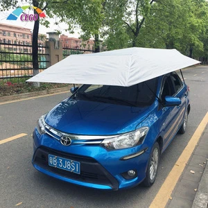 2018 biggest size car umbrella 4.6m automatic car umbrella shade sun protection car cover