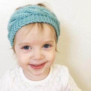 2018 hot sale handmade knitted hairbands for girls kids, Knitted Christmas headband