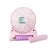 Import 2018 Summer USB stand rechargable fan with light for travel from China