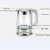 Import 2019  China tea maker 1.7 L Food Grade SUS 304 Heating plate Glass body high borosilicate glass electric kettle from China