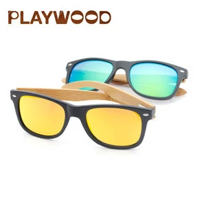 2019 Classic Wooden Sunglasses UV400 Cat.3 Polarized Bamboo Sunglasses