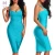 Import 2019 Cross Over Front Slit Evening party women bodycon Bandage dress from China