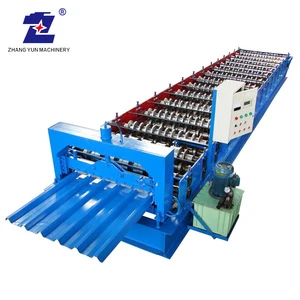 2019 High Production China Manufacture Roof Sheet Making Roll Forming Machine On Promotion Fully Automatic