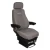 Import 2019 Hot selling high quality shock absorption fabric grey yacht boat captain marine driver seat with armrest from China
