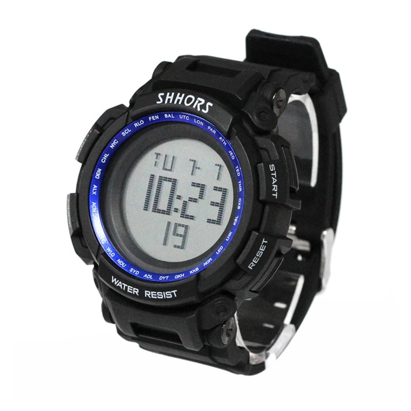 2019 Latest sport design OEM japan movt digital watch water resistant western montre homme relojes