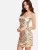 Import 2019 Sexy Bandage Club Dress Backless Sequin Evening Dress In Stock from China