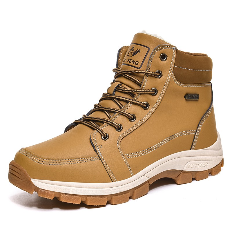 2019 top brand outdoor hiking leather shoe for men