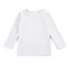 2020 Fall winter Stock boys t-shirts long sleeve 100% cotton unisex tops children kids tees RTS blank baby boy shirt