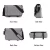 Import 2020 hot sale large laptop shoulder messenger bag gray for Men Women from China