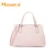 Import 2020 Hot selling customized lady shoulder bag casual tote handbags for women genuine leather from China