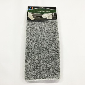 2020 new products car wash cloth kitchen microfiber bamboo charcoal fiber soft cloth towel dust adsorption wipers towel