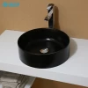 2020 North America retro pure white above counter  hand wash basin for Hotel bathroom Sinks